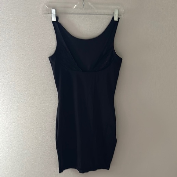 Maidenform Sz L black fit firm flattering slip chemise All over solutions - Picture 1 of 6